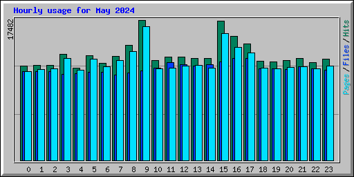 Hourly usage for May 2024